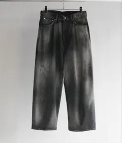 ANCELLM AGING WIDE DENIM PANTS 24ss サイズ2 - メルカリ
