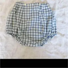 テータテート ギンガムチェックショートパンツ かぼちゃパンツ