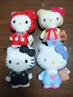 マクドナルド ハローキティ ぬいぐるみ 4体セット