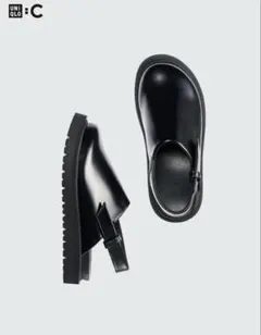 ユニクロC　クロッグシューズ　ブラック　Mサイズ