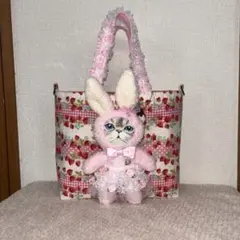 こ*あ様 コヤンイサムチョン　ふわモコ　ドレスBigルミちゃんトートバッグ