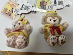 未使用ディズニー30周年ShellieM ayとDuffyキーホルダー