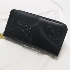 ミ*ト様 ハローキティ ブラック 長財布