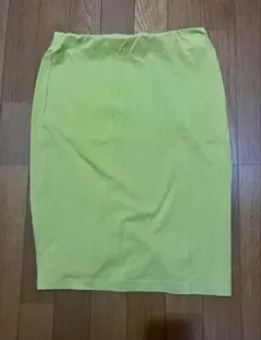 ユニクロ　ライトグリーン タイトスカート M