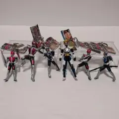 仮面ライダー フィギュアキーホルダー　セット　レトロ　ビンテージ　同時