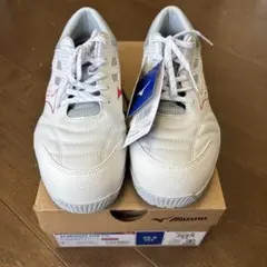 MIZUNO 安全靴 マジックテープ ホワイト25.5 - メルカリ