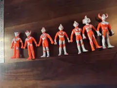 ウルトラマンシリーズ　フィギュア　バンダイ　ソフビ　7体A