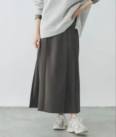 グローバルワーク イージーケアチノプリーツスカート