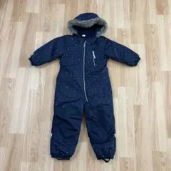 H&M スノースーツ　ネイビー　104 3-4y