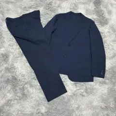 【美品】UNIQLO 感動ジャケット×スラックス セットアップ ストレッチ L