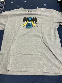 デビルマン　テニス　コットン　Tシャツ　XL グレー