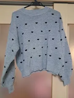 ハート柄ニット