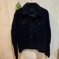 【美品】UNIQLO ダークネイビー コーデュロイジャケット size M