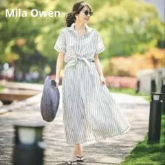 Mila Owen ミラオーウェン 2way ドッキングロングワンピース 半袖