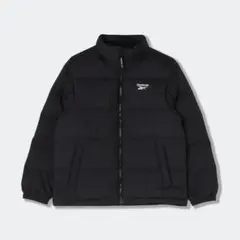 Reebok ダウンジャケット ブラック メンズ