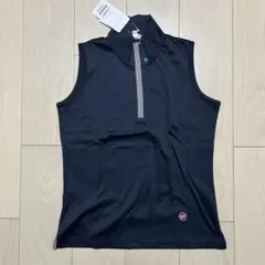 VIVA HEART ブラック ノースリーブ シャツ 42