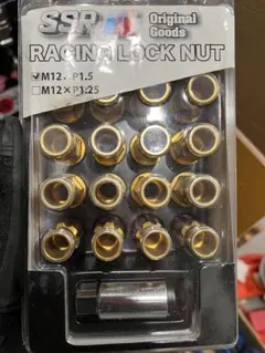 ほぼ新品】SSR Racing Lock Nut M12×P1.5 ゴールド - メルカリ