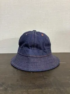 新品タグ付きDENIM&DANGAREE デニム&ダンガリーワッペンハット58F 