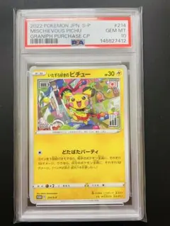 いたずら好きのピチュー PSA10 214 はじめしゃちょー