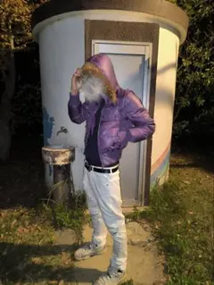 ホワイト スキニーデニム