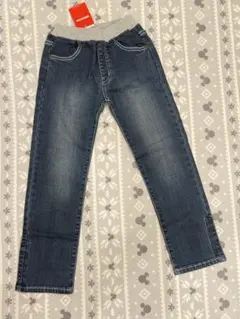 miki house ダークブルー ストレートパンツ