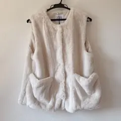【新品未使用】ZARA ファーベスト キッズ 164cm