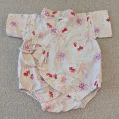 ベビー　甚平　お祭り　ピンク　女の子　衣装　浴衣