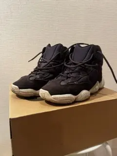 YEEZY 500 HIGH ブラック メンズ　スニーカー　黒　adidas