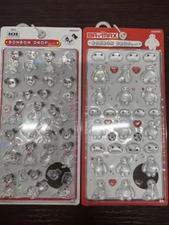 Q*7様 BONBON DROP 101匹わんちゃん&ベイマックスシール2枚セッ