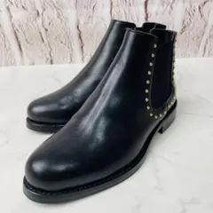 【試着のみ】FABIO RUSCONI サイドゴアブーツ 本革 35(22.5)