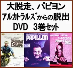 大脱走・パピヨン・アルカトラズからの脱出 DVD スティーヴ・マックィーン