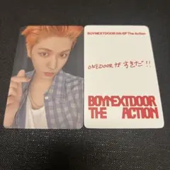 boynextdoor リウ TheAction タワレコ ラキドロ トレカ