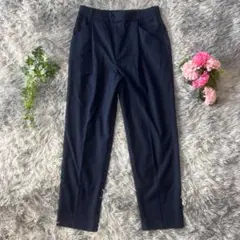 THE SHOP TK テーパードパンツ【M】ネイビー CARREMAN