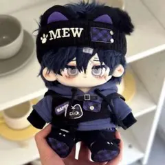 ぬいぐるみ服20cm 着せ替え ぬい服 ぬい活 ネコ ヘアバンド ベスト
