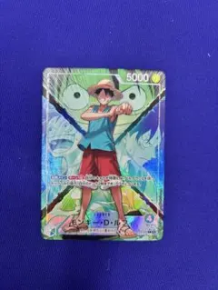ワンピースカード 決戦の刻 モンキー・D・ルフィ リーダー L パラレル