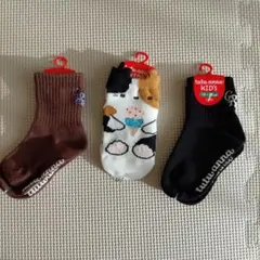 tutuanna キッズ靴下 3足セット 13〜15cm