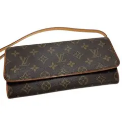 【付属品有り】　Louis Vuitton モノグラム ポシェットツインGM 良品◇ルイヴィトン モノグラム ポシェットツインGM ショルダーバッグ
