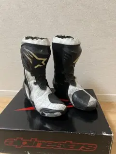アルパインスターズ　スーパーテックR 白黒 レーシングブーツ 42 26.5cm 楽天市場】alpinestars アルパインスターズ SUPERTECH R BOOT