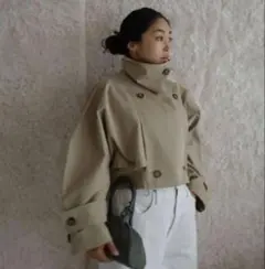 【新品】searoomlynn Multi collarショートトレンチコートのサムネイル