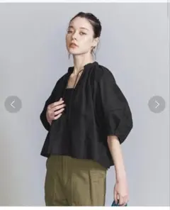 ユナイテッドアローズ　UNITED ARROWS Vネックチュニック　ブラウス