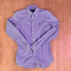 ☆美品☆ POlO Ralph Lauren ポロ　ブルーストライプシャツ