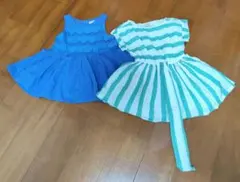 【petit main】 ノースリーブワンピースとチュニック2点セット