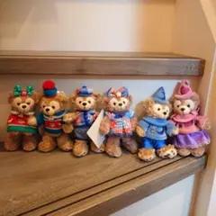 ディズニー　ダッフィー　シェリーメイ　ぬいぐるみバッジ　マスコット　まとめ売り