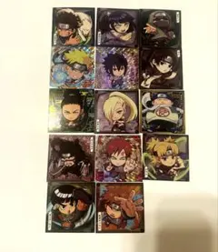 ナルト　ウエハースシール　14枚セット