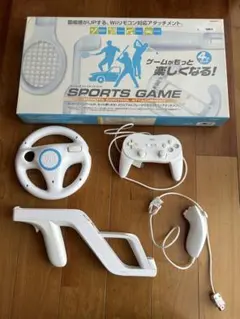 7点セットWii Sports ゲーム用リモコンアタッチメントなどWii周辺機器