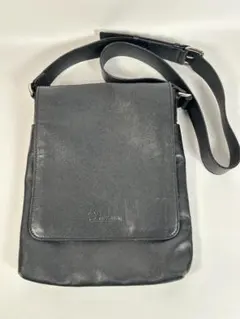 t*e様 Cole Haan 黒 レザー ショルダーバッグ #1232-6A2