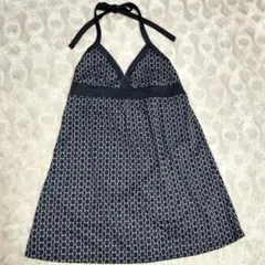 レディース　ベアトップス　ダンス　ネックホルダー　ブラック　昭和　Mサイズ❢