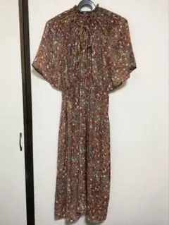 レトロガール 花柄 ワンピース