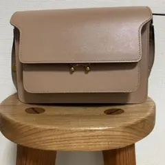 美品マルニトランクバッグブラウンキャメル