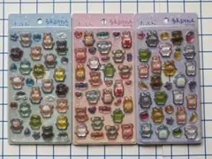 ふわふわ たっとん うるぷくたん シール 3種セットのサムネイル